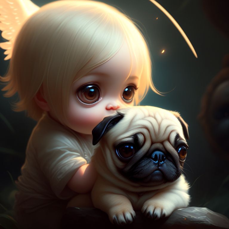 Cute baby 2024 pug images