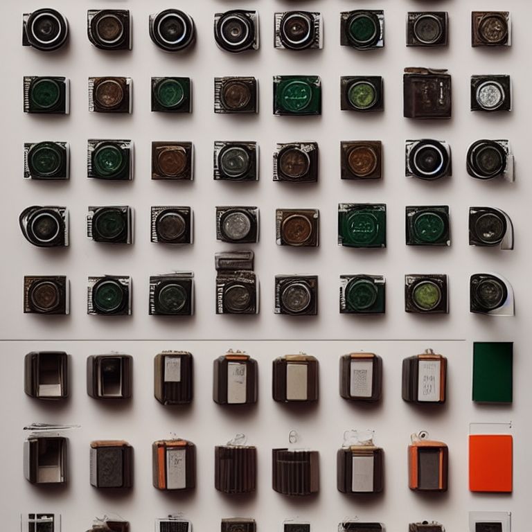 addison Vintage office supplies organized neatly.