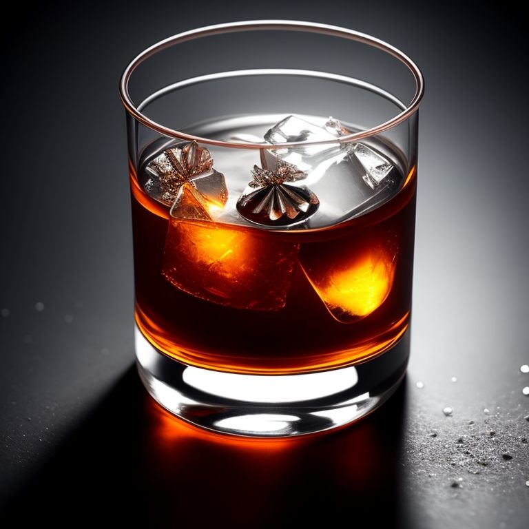 addison An old fashioned cocktail in a vintage rocks glass