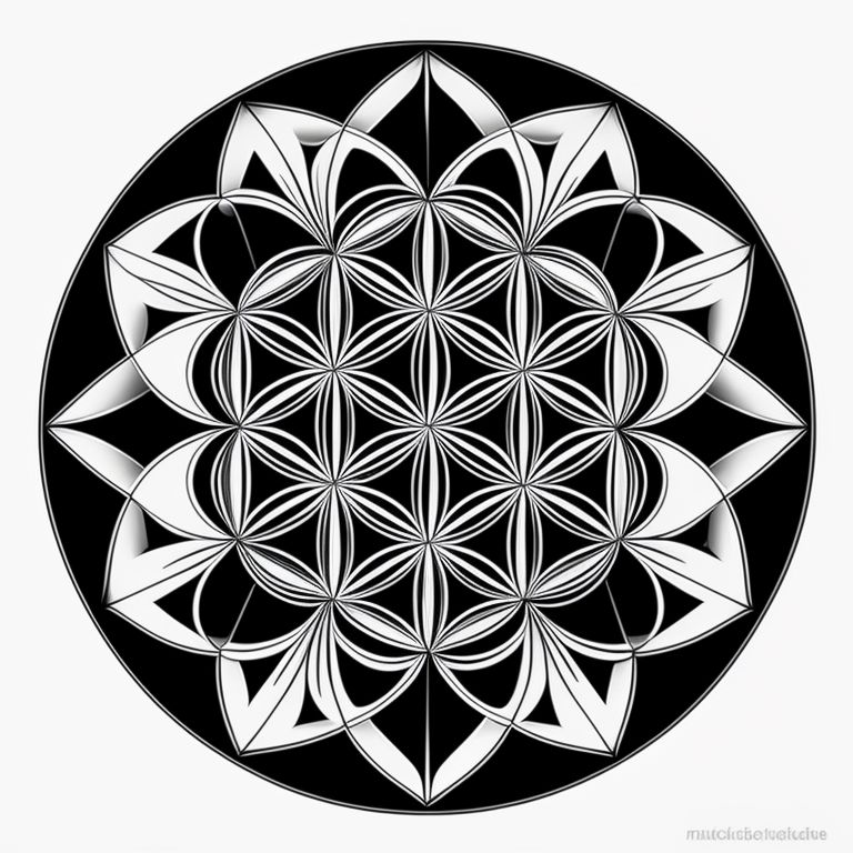 How To Draw Flower Of Life Sacred Geometry | Best Flower Site