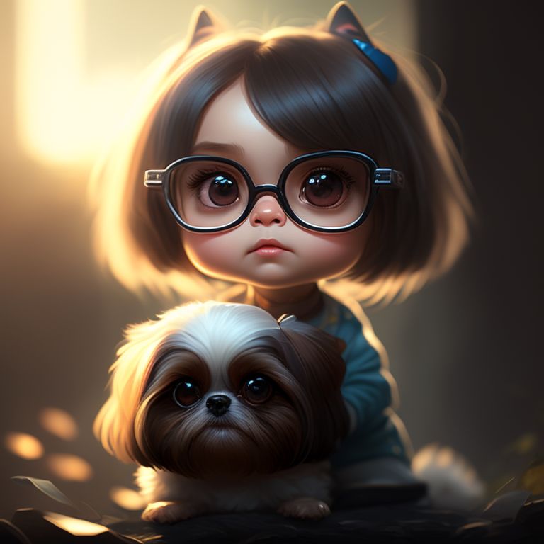 Shih tzu with clearance sunglasses