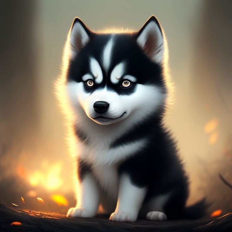 Scary husky hot sale