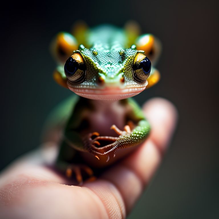 cute baby lizard
