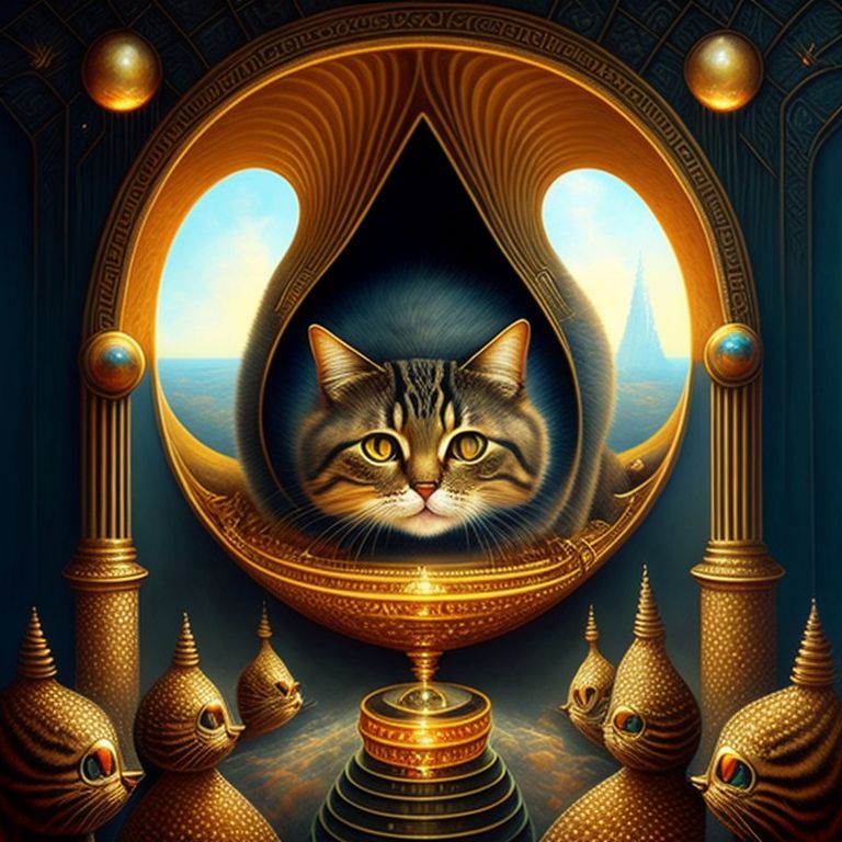 hypnotized cat