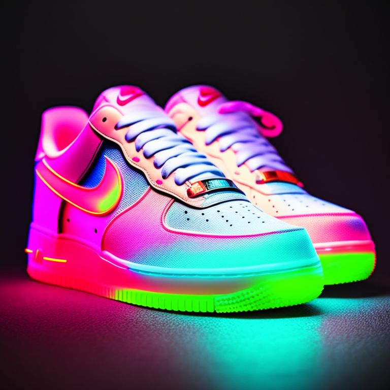 Neon af1 hot sale