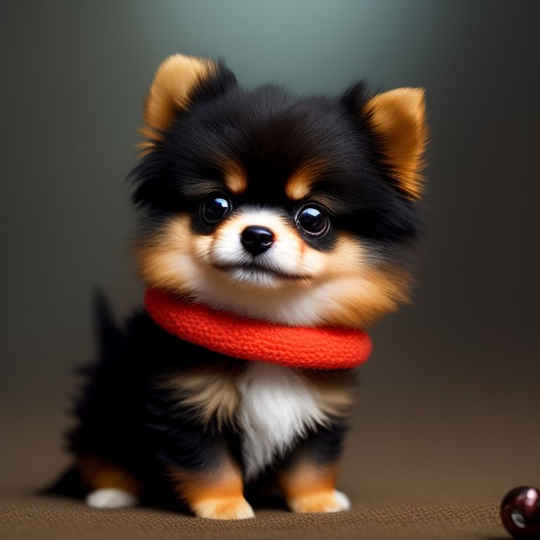 Cute black hot sale pomeranian