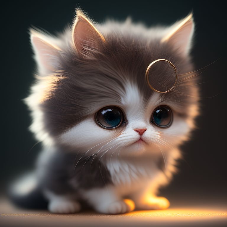 fluffy munchkin kitten wallpaper