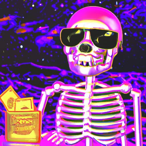 sethmillstein: a badass skeleton with sunglasses and a bag of money ...
