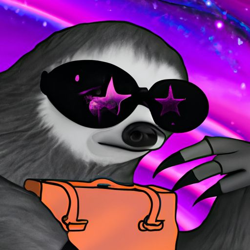 a badass sloth with sunglasses and a bag of money, phong shading, gouraud shading, clipart , in an alien landscape, starry sky, bad cg, metallic reflections, 1990s computer graphics, Gradients, Sci-fi, 1980s aesthetic, windows 3, solidworks, Depth of field, Vaporwave, center-frame