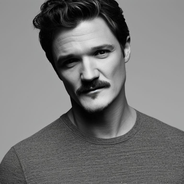 pedro pascal in heart no background
