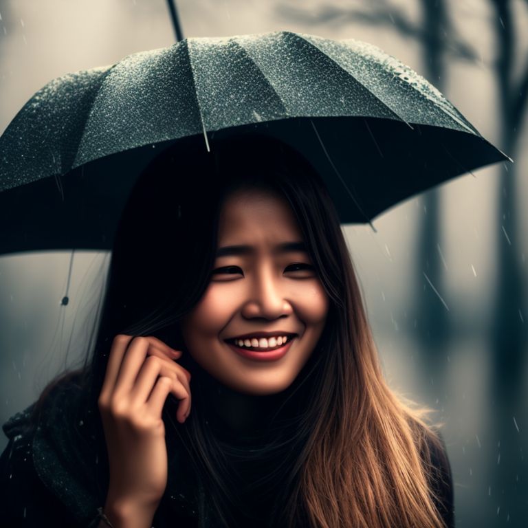 Sad Smile With Tears