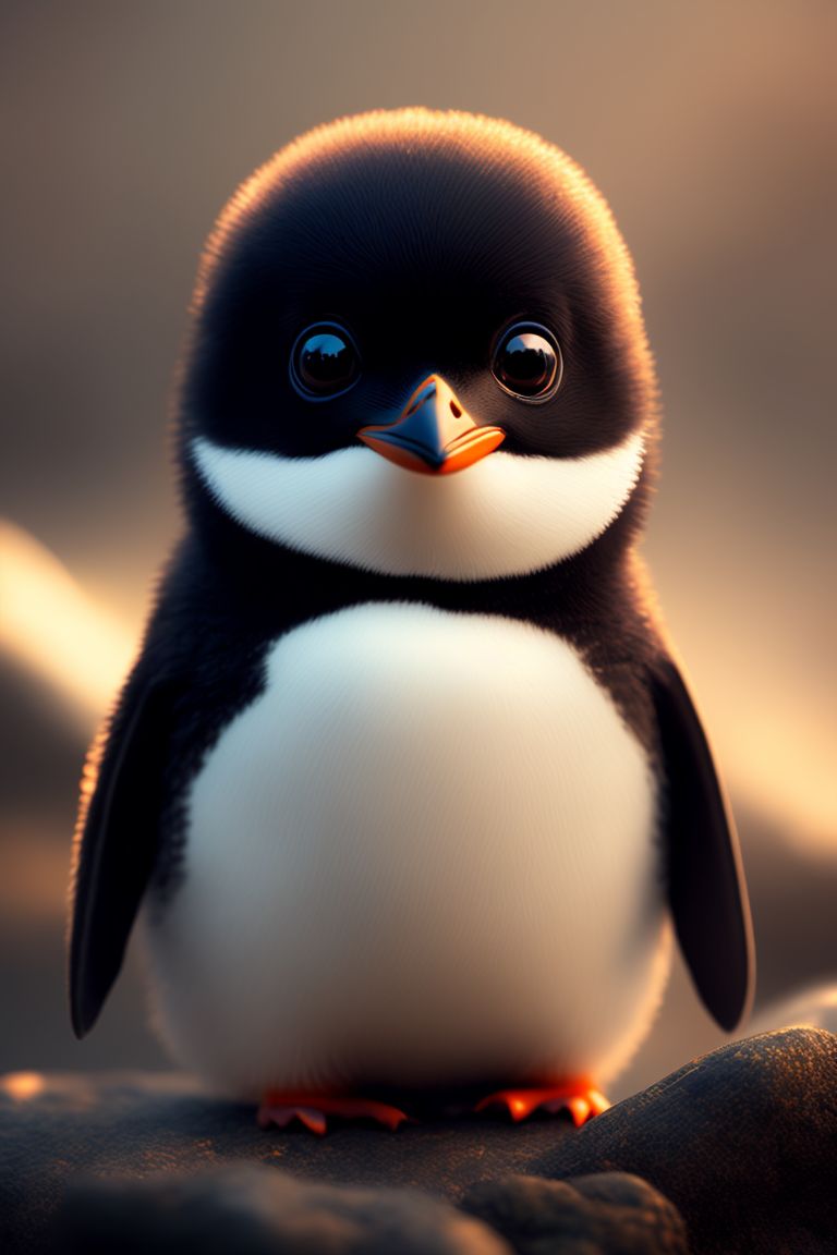 cute penguin