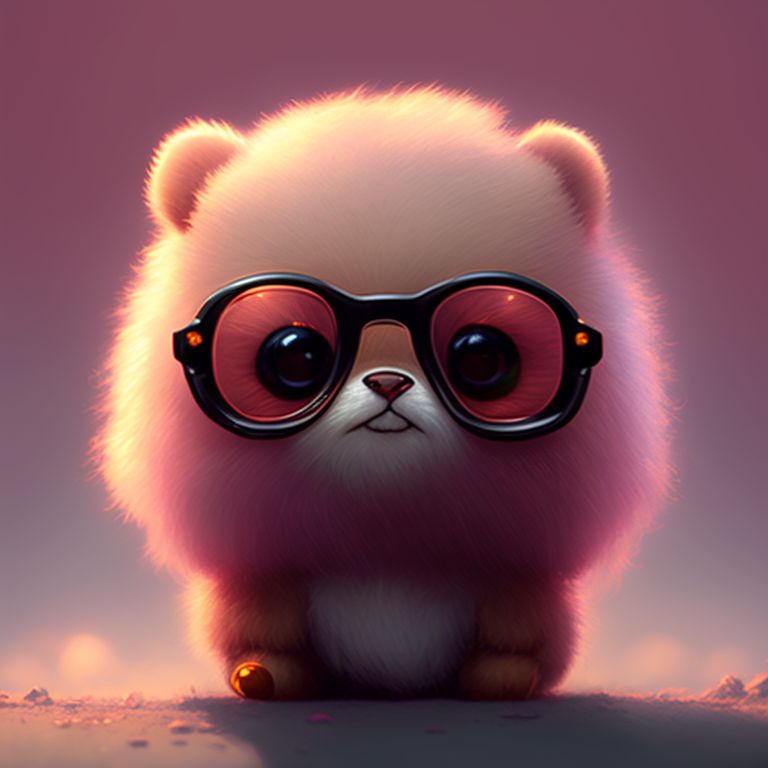 teddy bear wearing glasses