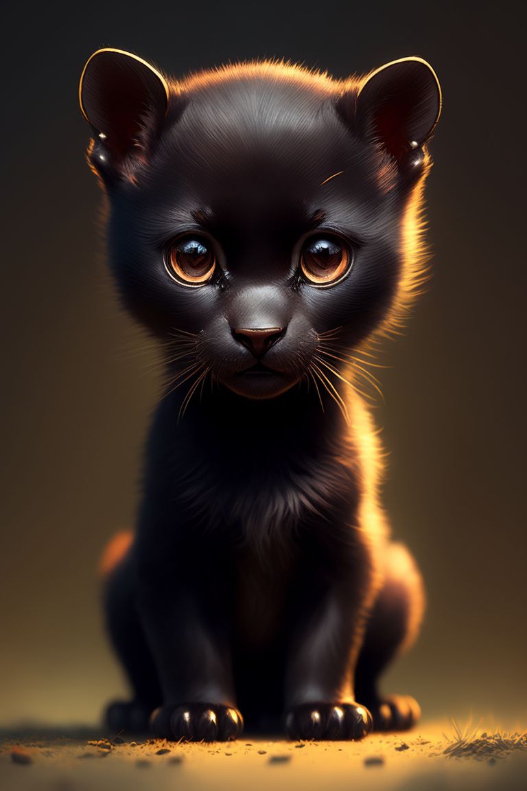 Baby Panthers Animals