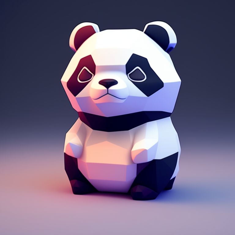Tạo hình nhân vật panda kawaii low poly 3D là một trong những thử thách thú vị trong lĩnh vực đồ họa. Với những hình ảnh liên quan đến tạo hình nhân vật này, bạn sẽ được chiêm ngưỡng các tác phẩm đẹp mắt và dễ thương của các designer tài năng.