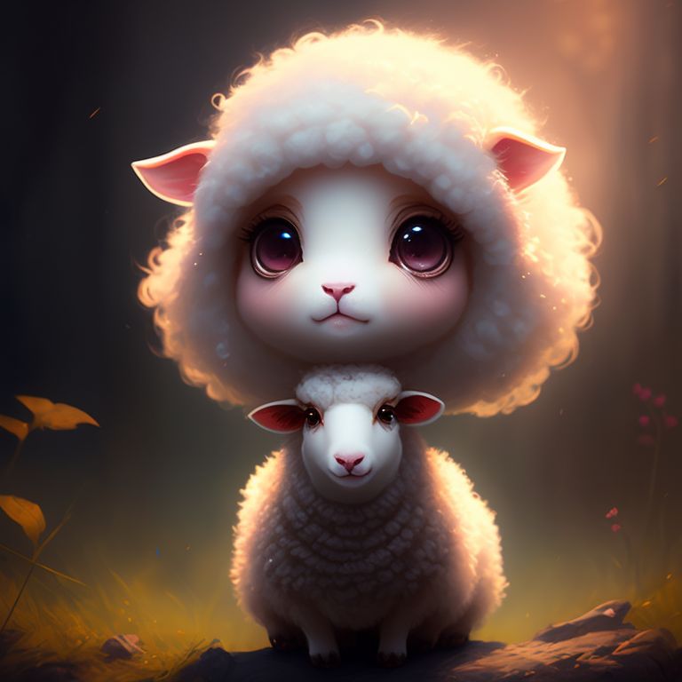 elegant-gull548: princess and cute sheep
