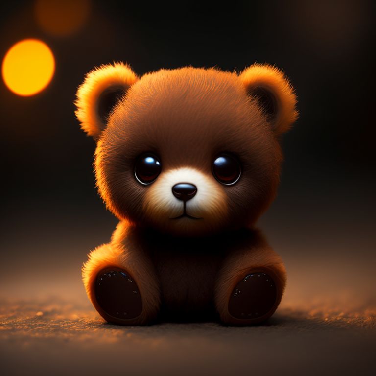 wiggly-gnu216: Cute positive Brown teddy bear