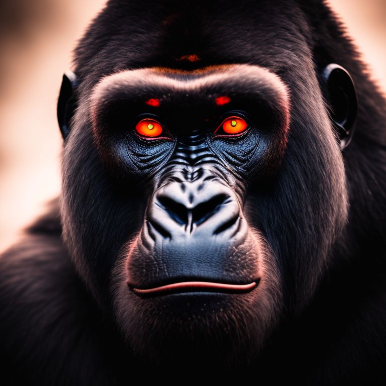 Angry Gorilla Eyes