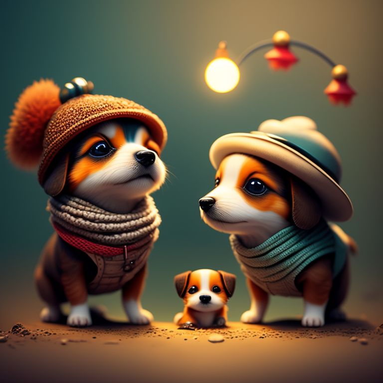 tart-mallard438: Cute puppies in hats