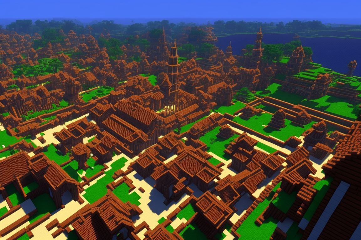 minecraft medieval city