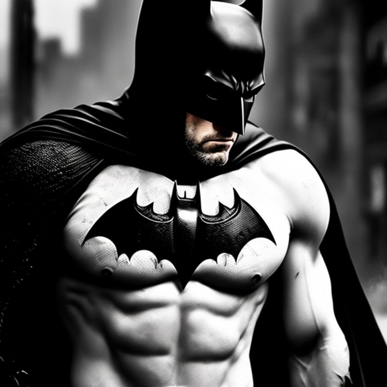 merry-ibis242: affleck batman, beat up, war torn, ripped clothes, sharp ...