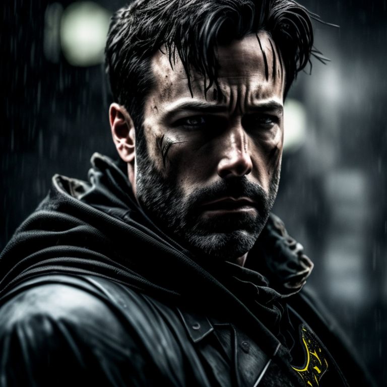 merry-ibis242: affleck batman, beat up, war torn, ripped clothes, sharp ...