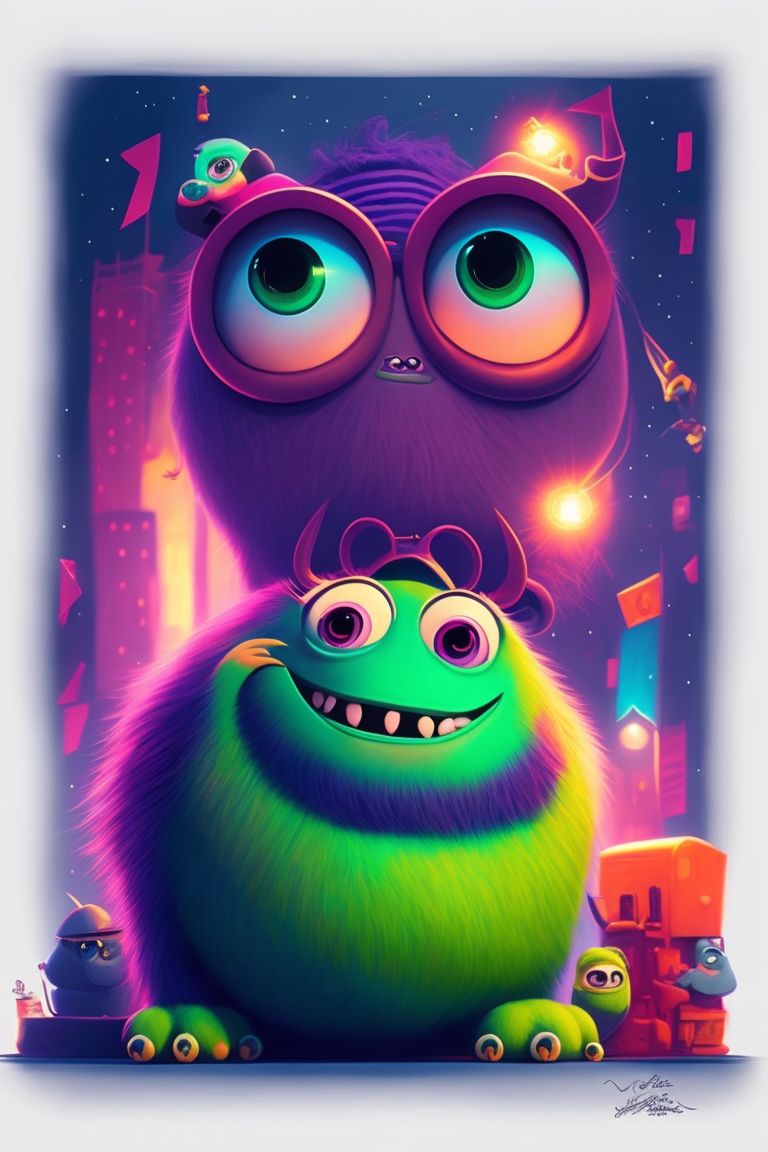 Cute Monster University Wallpaper