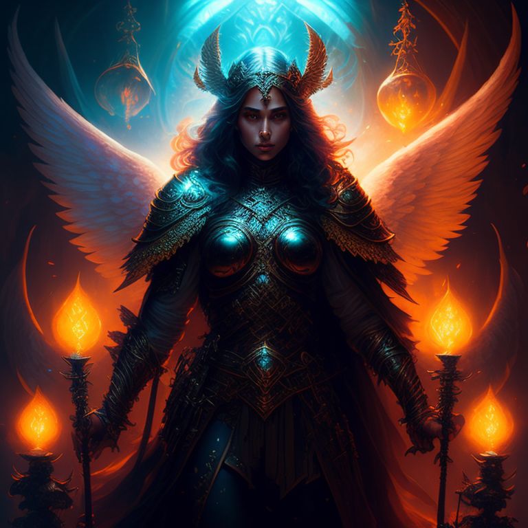 Angel Warrior Concept Art