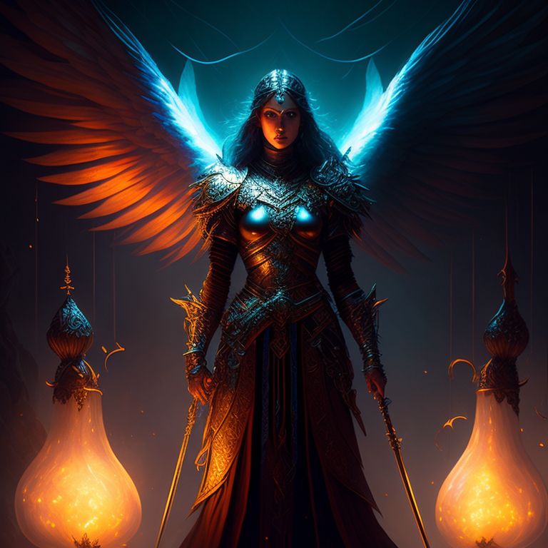 Angel Warrior Concept Art
