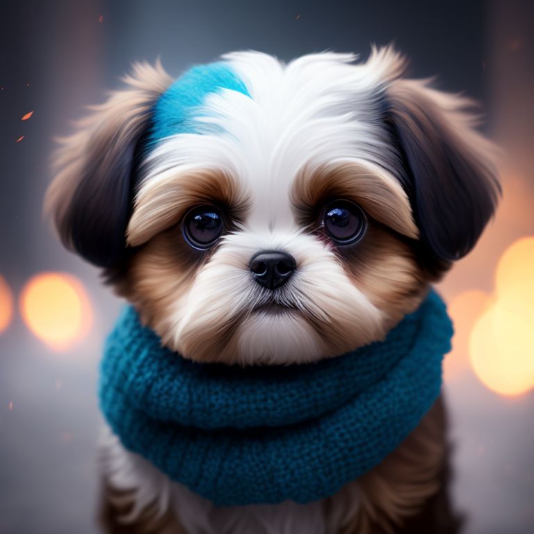 Shih tzu hot sale blue eyes