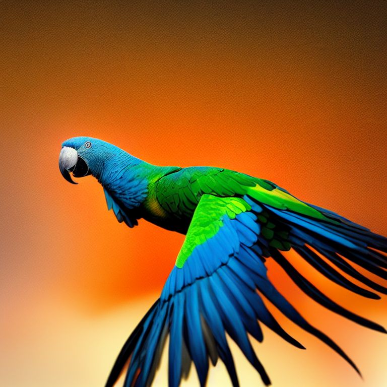 Parrot Wings Spread