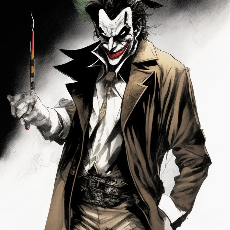 Gangster Jokers Drawings