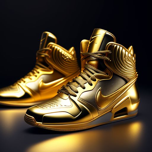 real gold shoes