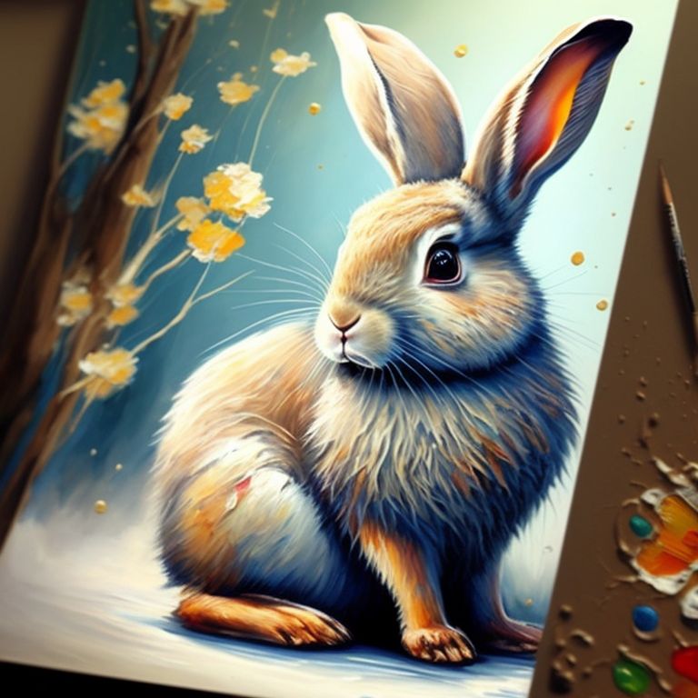 Rabbit Painting