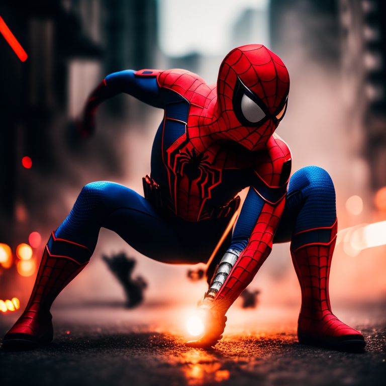 creepy-fish145: SPIDER MAN BATTLE WITH TROOPER
