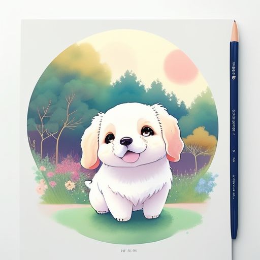 cute korean animal drawings