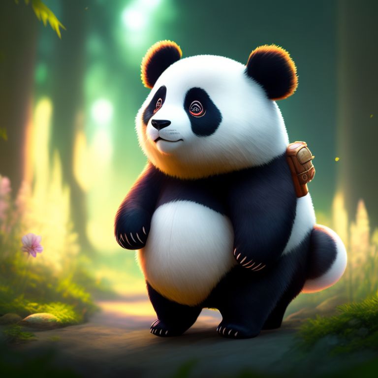 cheery-mink702: Panda nature soldier Animated
