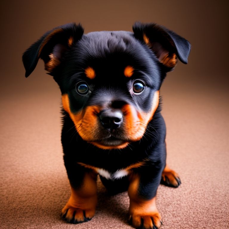 Cute Baby Rottweiler