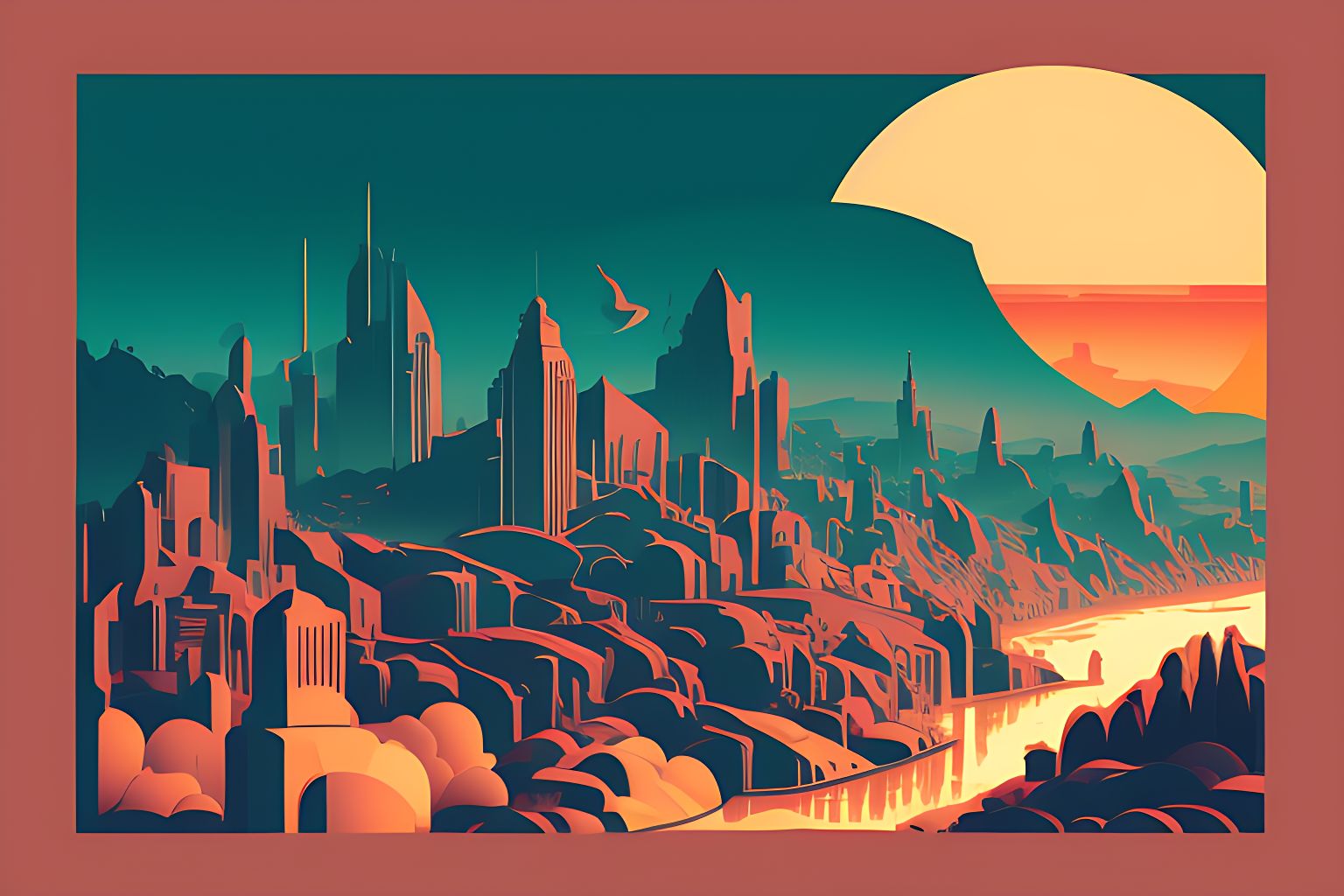 Art Deco Skyline