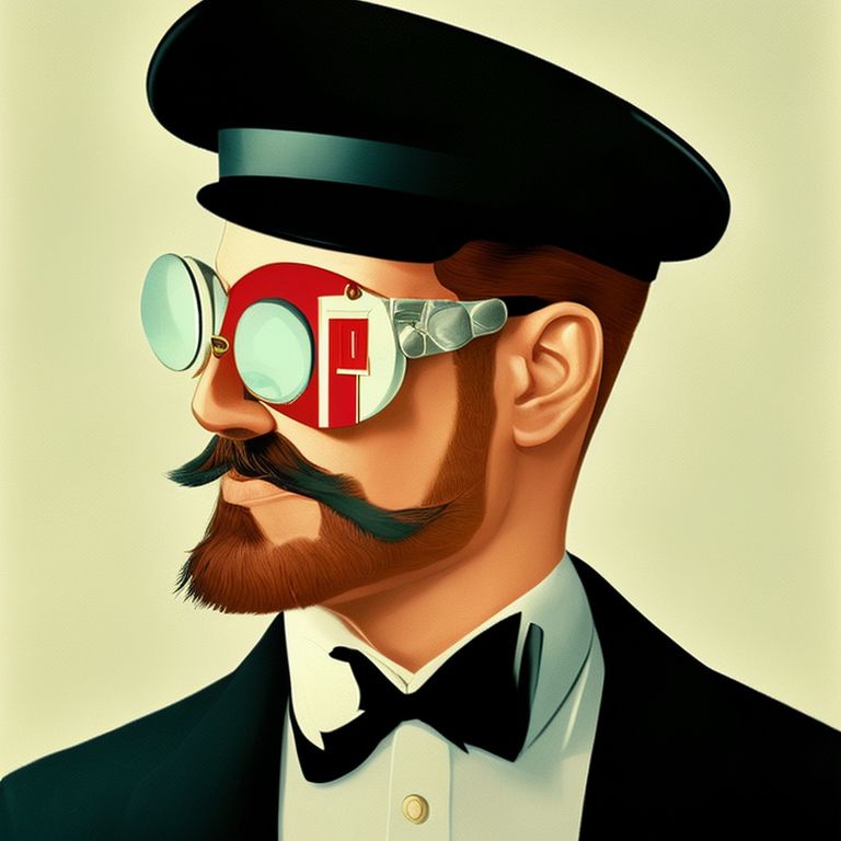 anxiousgaur931 monocle, capitalist, high hat, man, gold teeth, happy