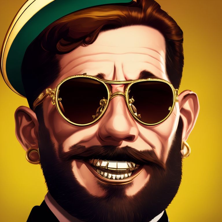 anxiousgaur931 monocle, capitalist, high hat, man, gold teeth, happy
