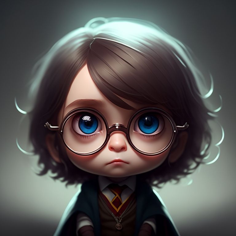 peskygrouse115 Harry Potter with eye glasses