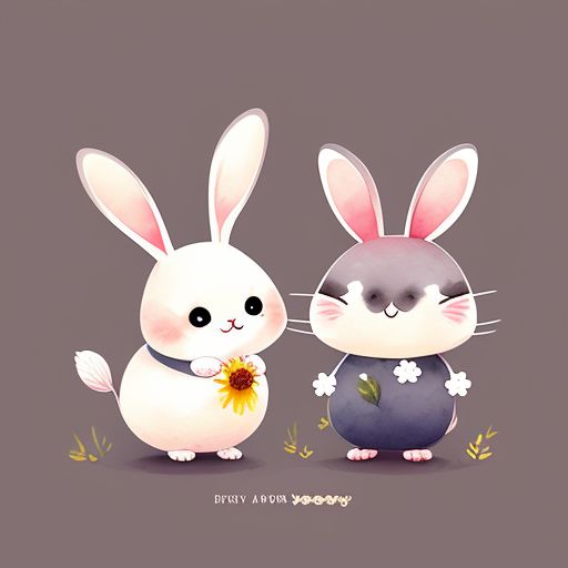 tired-jay241: bunny and flower baby