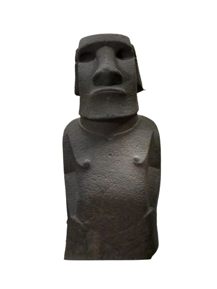 goodseed: moai statues,a head, whole body material is lonsdaleite ...