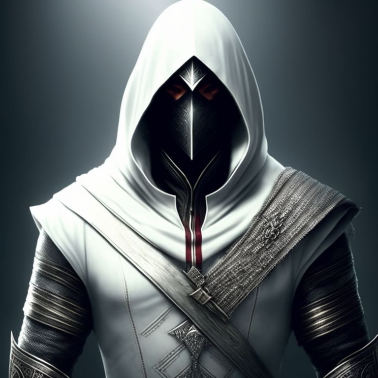 woozy-rabbit546: A man wearing white clothes and a hood like in ...