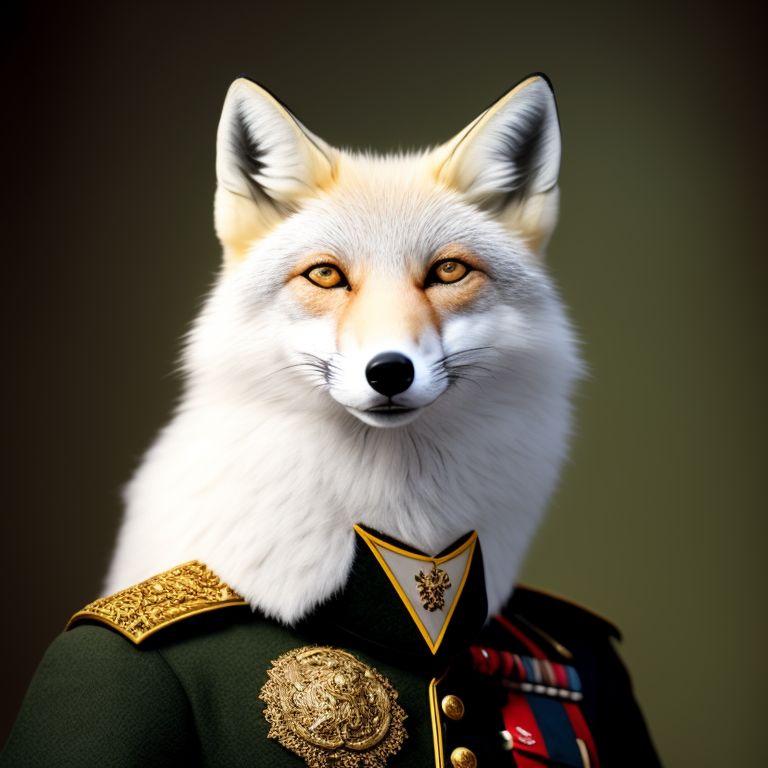 shockedelk847 Sweet femal white fox with green eyes