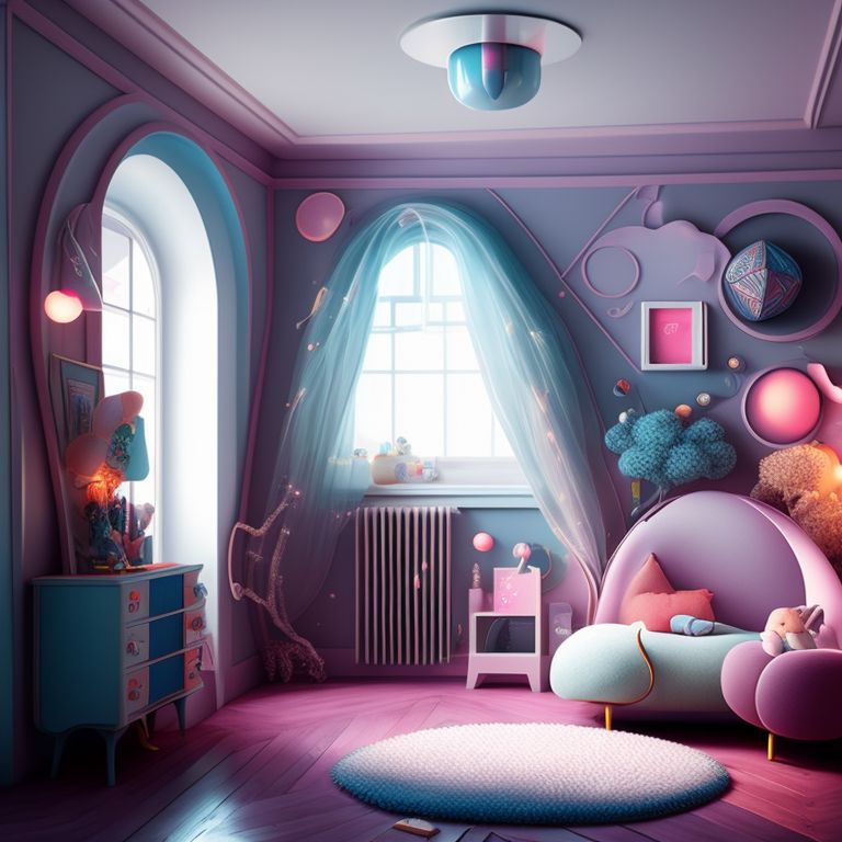 Monster In The Kids Room. 3d Illustration And Photo Elements Concept Stock  Photo, Picture and Royalty Free Image. Image 87750400.