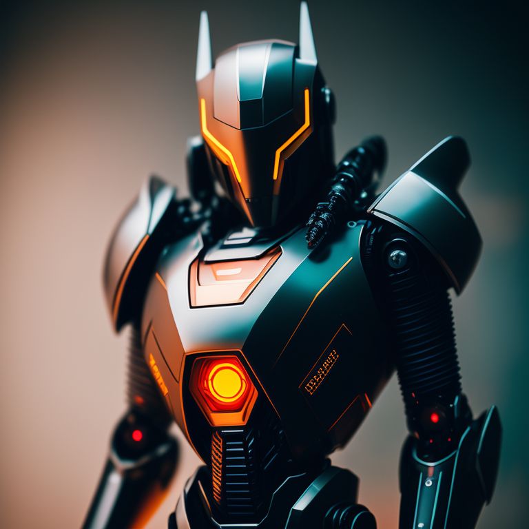 nuttycoyote230 a villain robot that is holding a sorwd