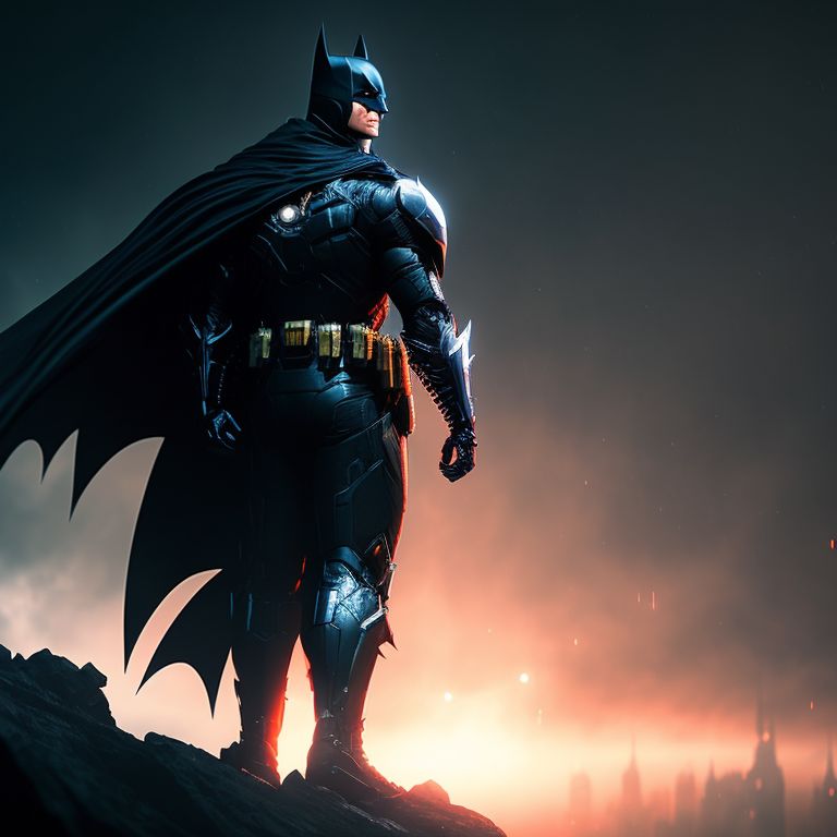 Batman In Bats In The Sky Background 4K HD Batman Wallpapers, HD Wallpapers