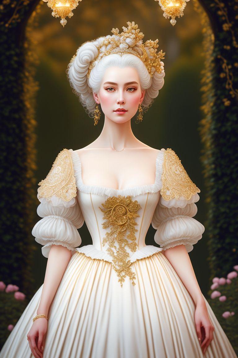 rococo style dress